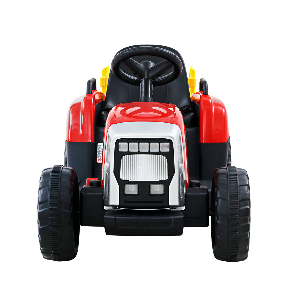 Rigo 12V Kids Electric Ride-On Tractor Red