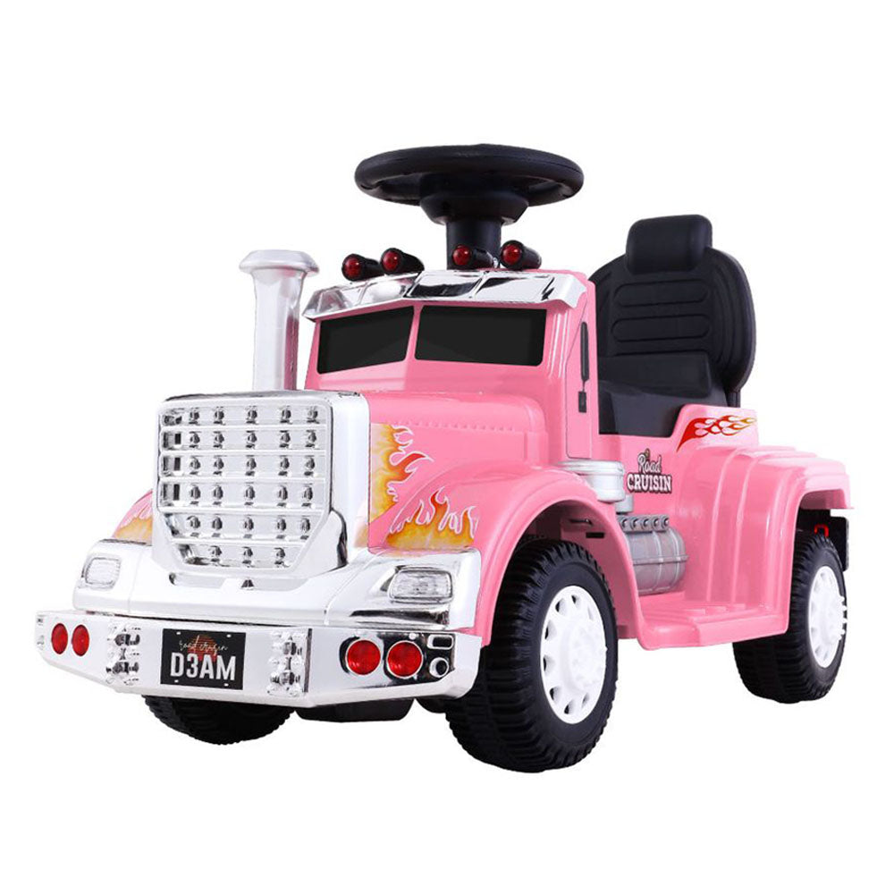 Rigo 6V Kids Electric Ride On Truck Pink