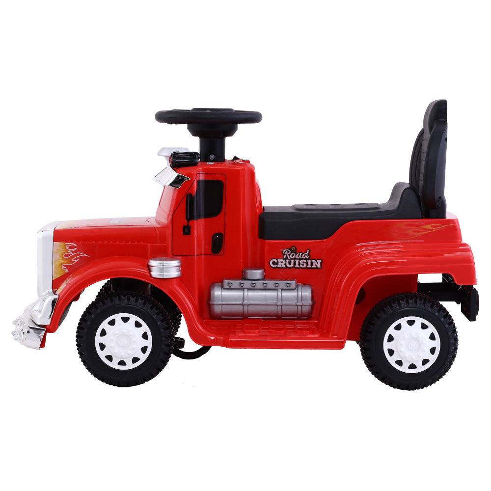 Rigo Kids 6V Electric Ride-On Truck Red