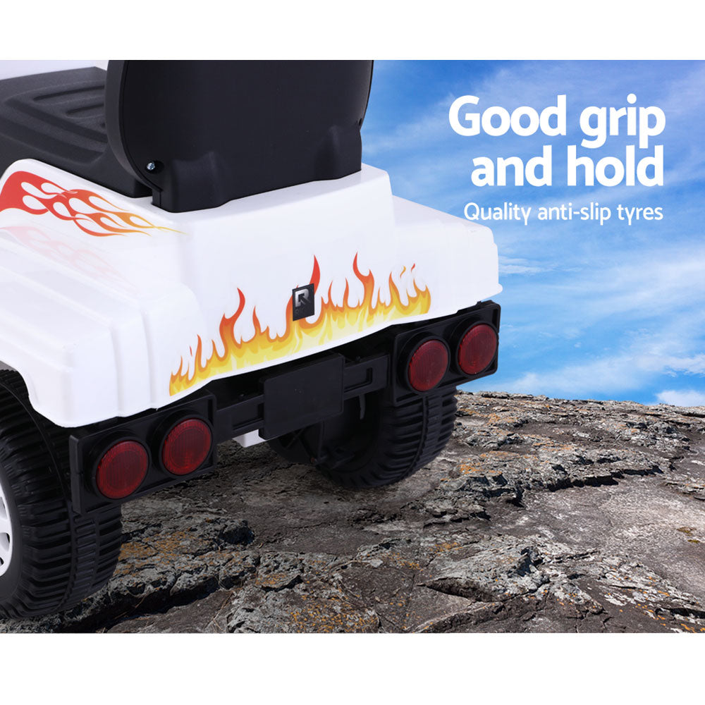 Rigo Kids Electric Ride-On Truck 6V White