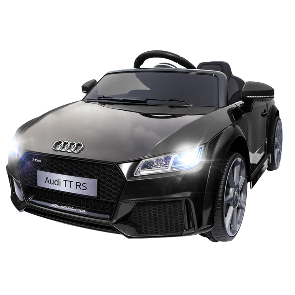 Audi TTRS Kids Electric Ride On Car 12V Remote Black
