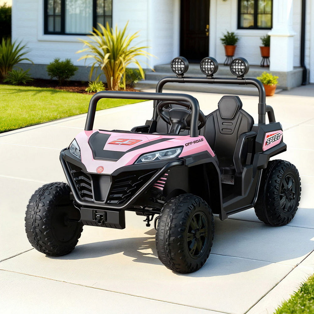 Rigo Kids Electric Ride On Car with Remote Control Pink