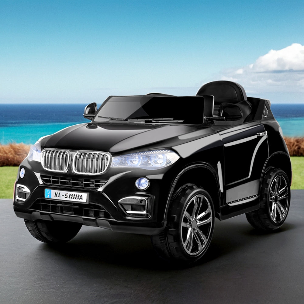 Rigo Kids Electric Ride On Car BMW X5-Inspired Remote Control Black