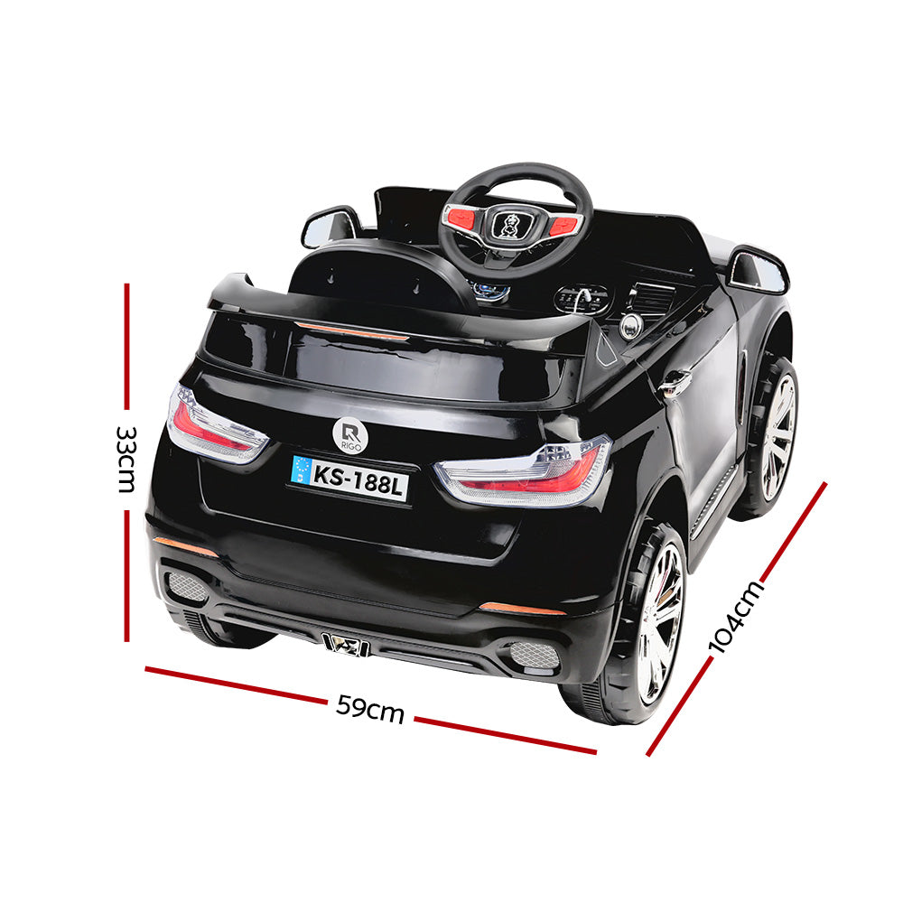 Rigo Kids Electric Ride-On SUV BMW X5-Inspired 6V Black