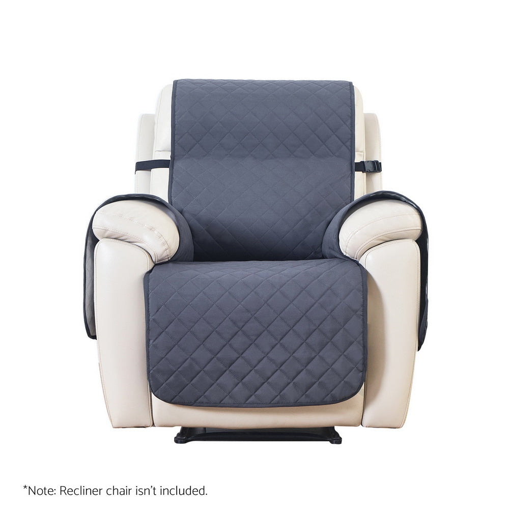 Artiss 1-Seater Recliner Chair Cover Water Resistant Grey