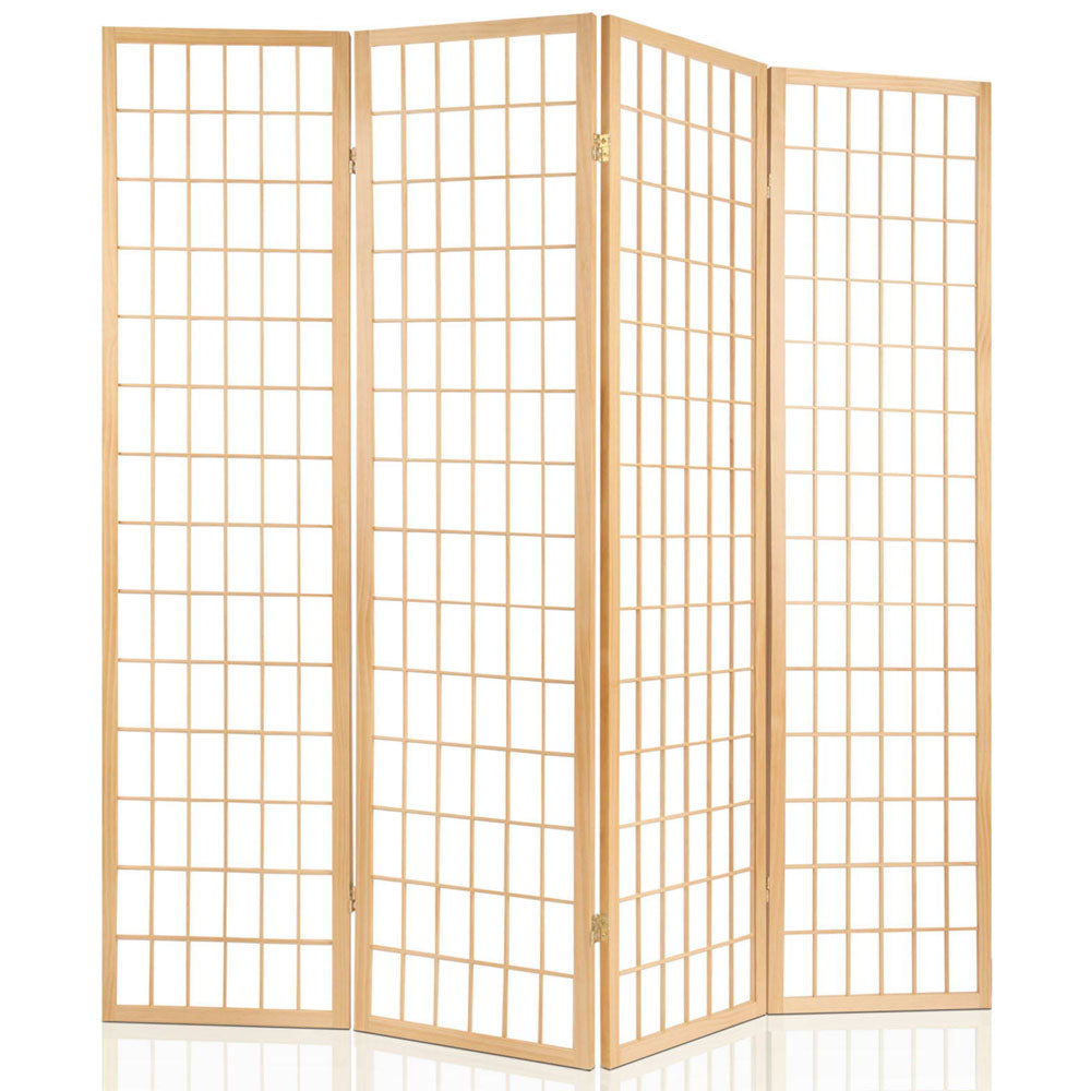 Natural 6-Panel Room Divider Screen 261x179cm