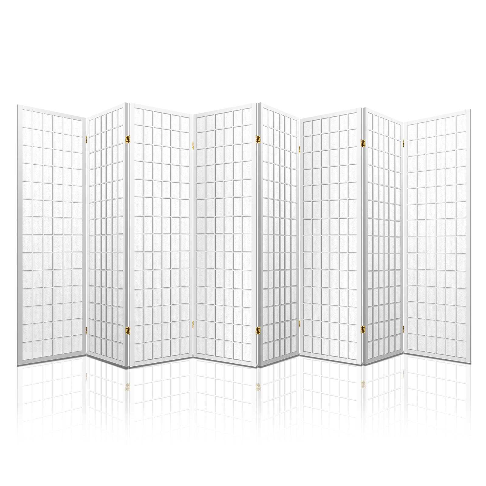 Artiss 8-Panel Room Divider Screen White 348x179cm