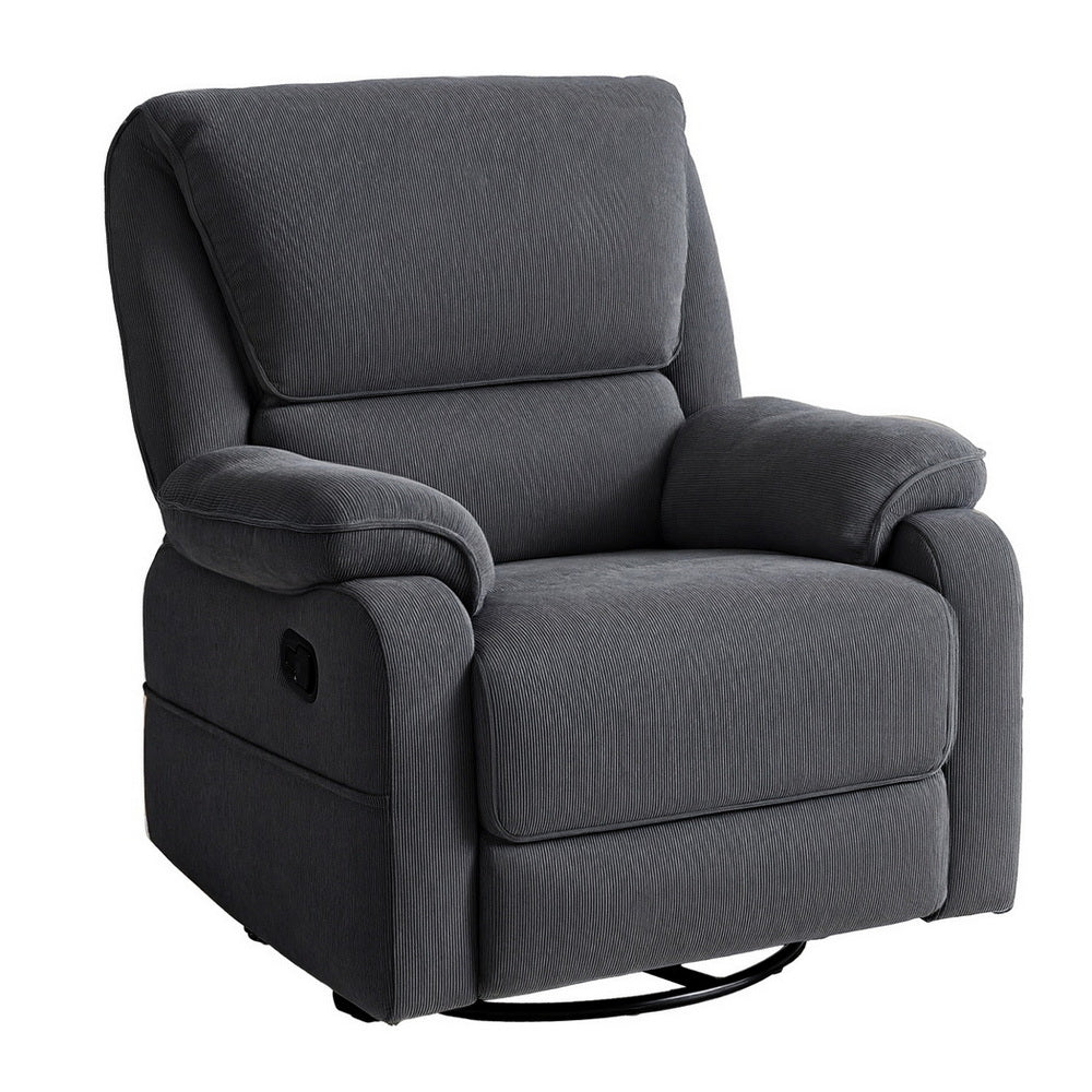 Artiss 360 Swivel Heated Massage Recliner Chair