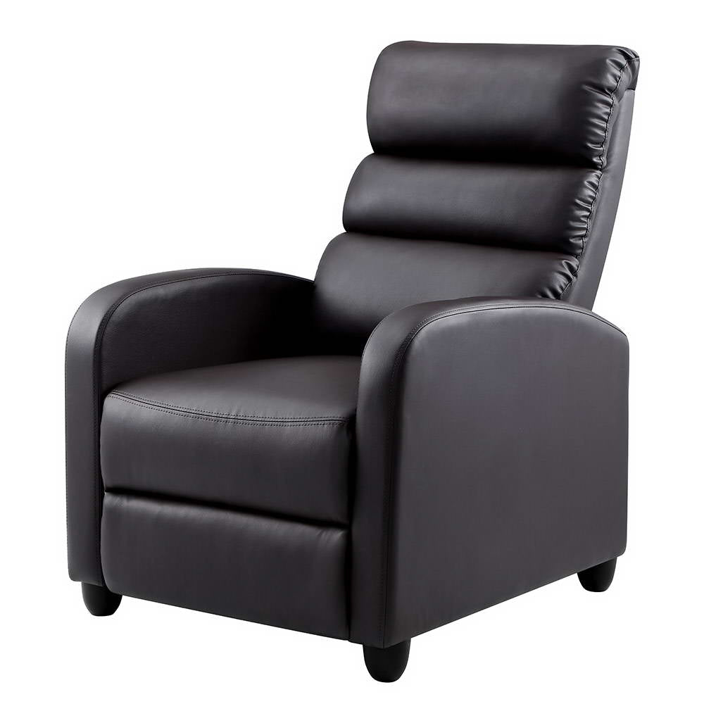 Bolivia Recliner Armchair Brown Faux Leather