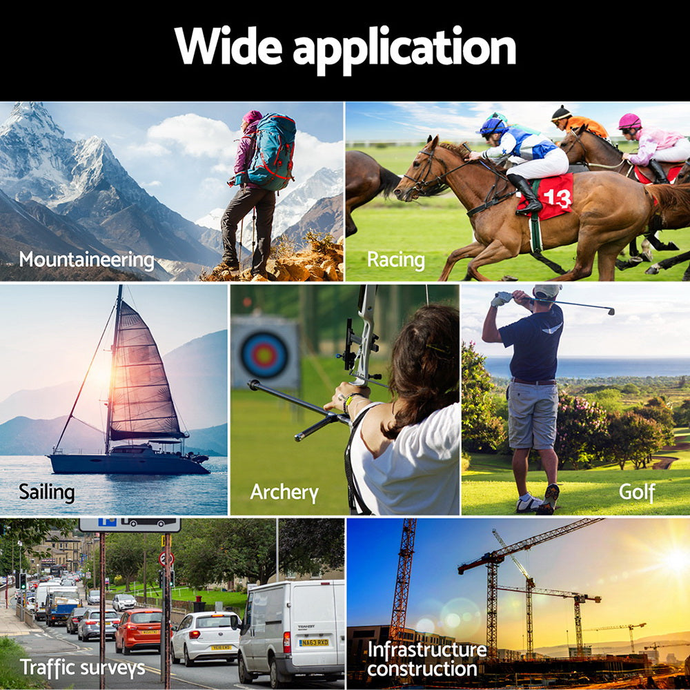 Everfit 700M Golf Rangefinder Slope Vibration Alert Orange