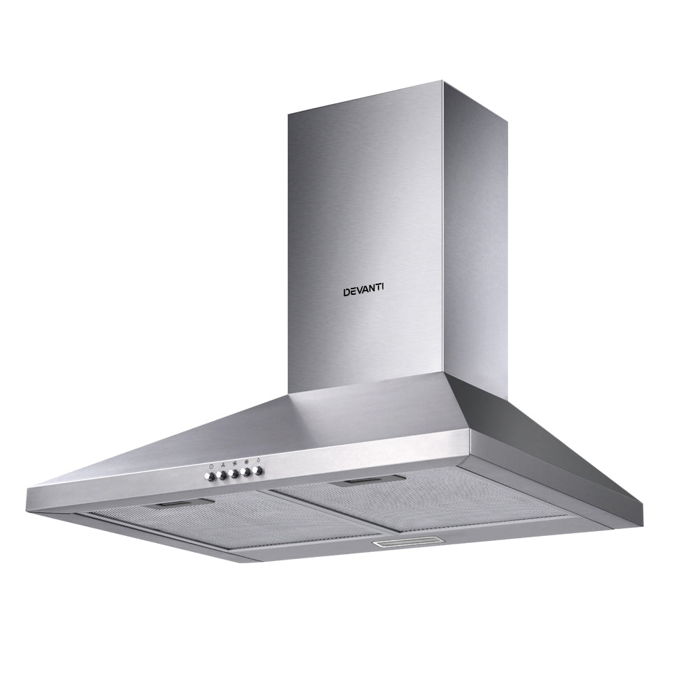 Devanti 600mm Wall Mounted Range Hood Stainless Steel