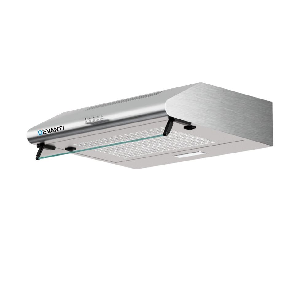 Devanti 60cm Range Hood Stainless Steel LED Light