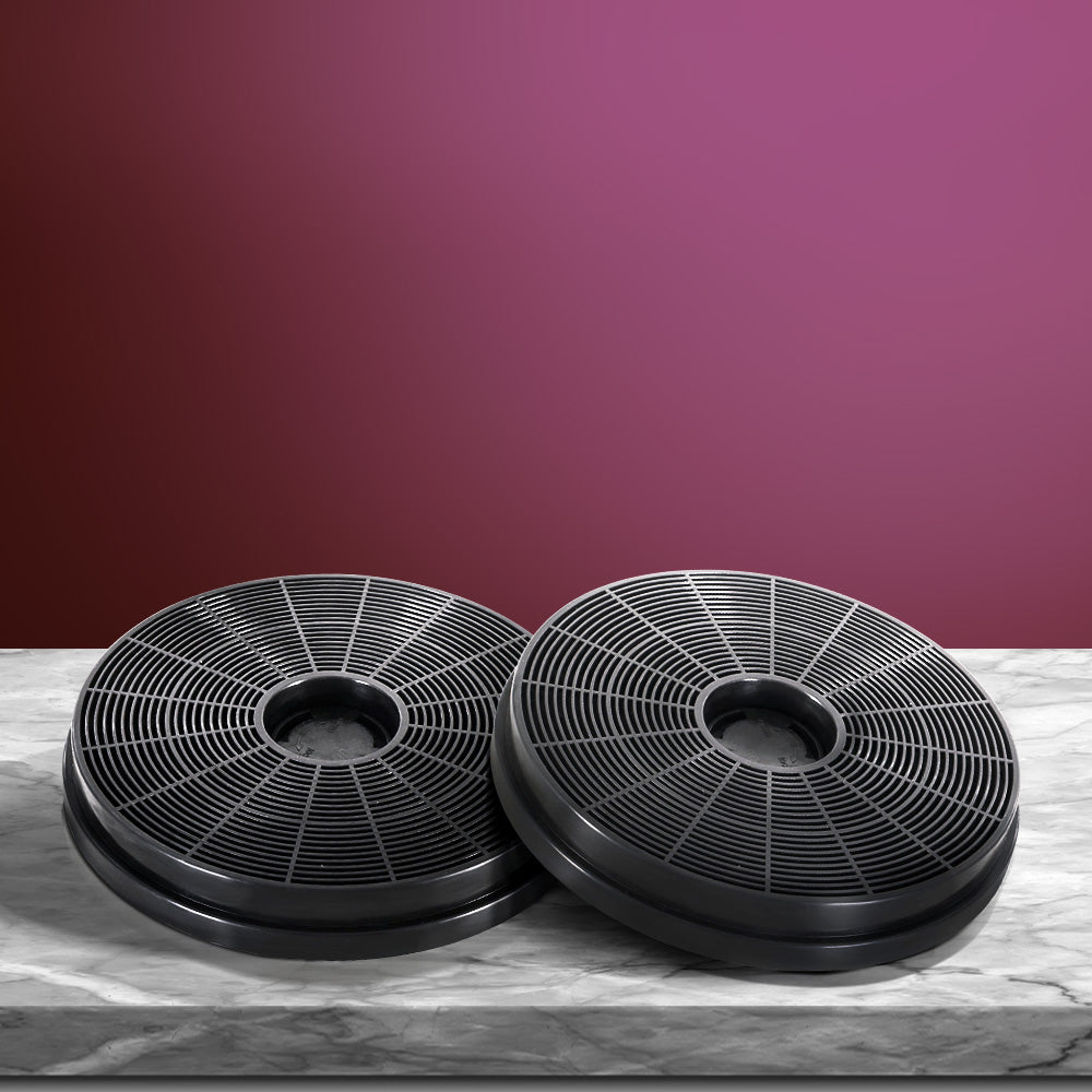 Devanti 17cm Range Hood Carbon Filter Charcoal 2 Pack