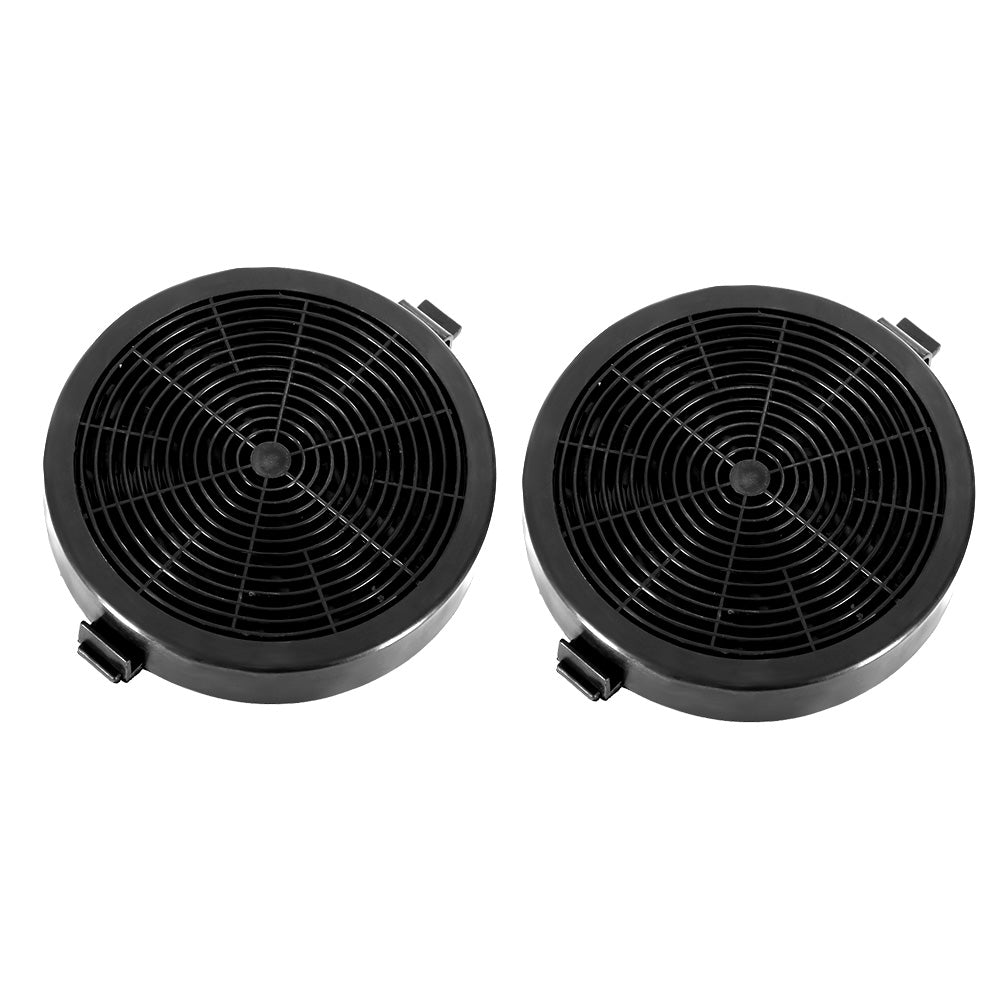 Devanti 11cm Range Hood Carbon Charcoal Filters Replacement Black X2