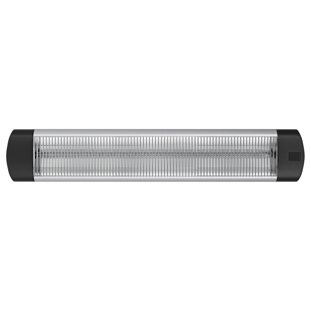 Devanti 3000W Radiant Electric Strip Heater Indoor Outdoor Black Silver