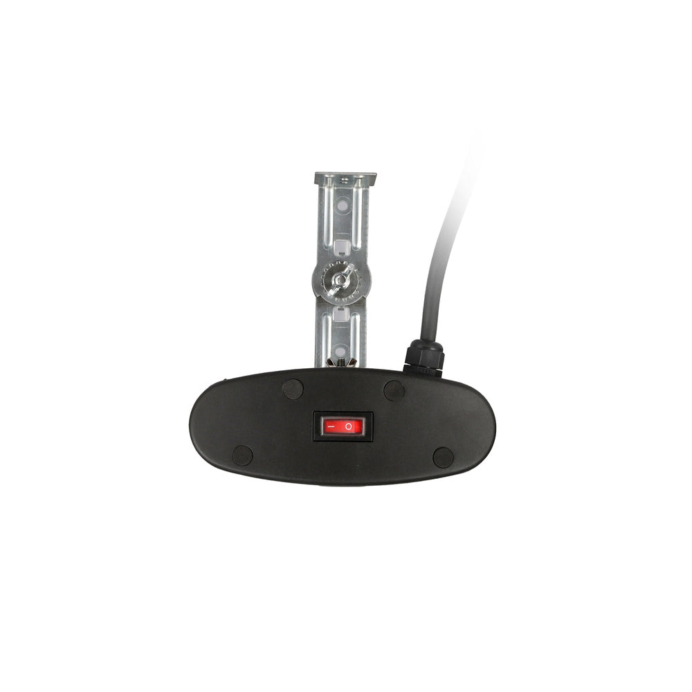 Devanti 3000W Radiant Electric Strip Heater Indoor Outdoor Black Silver