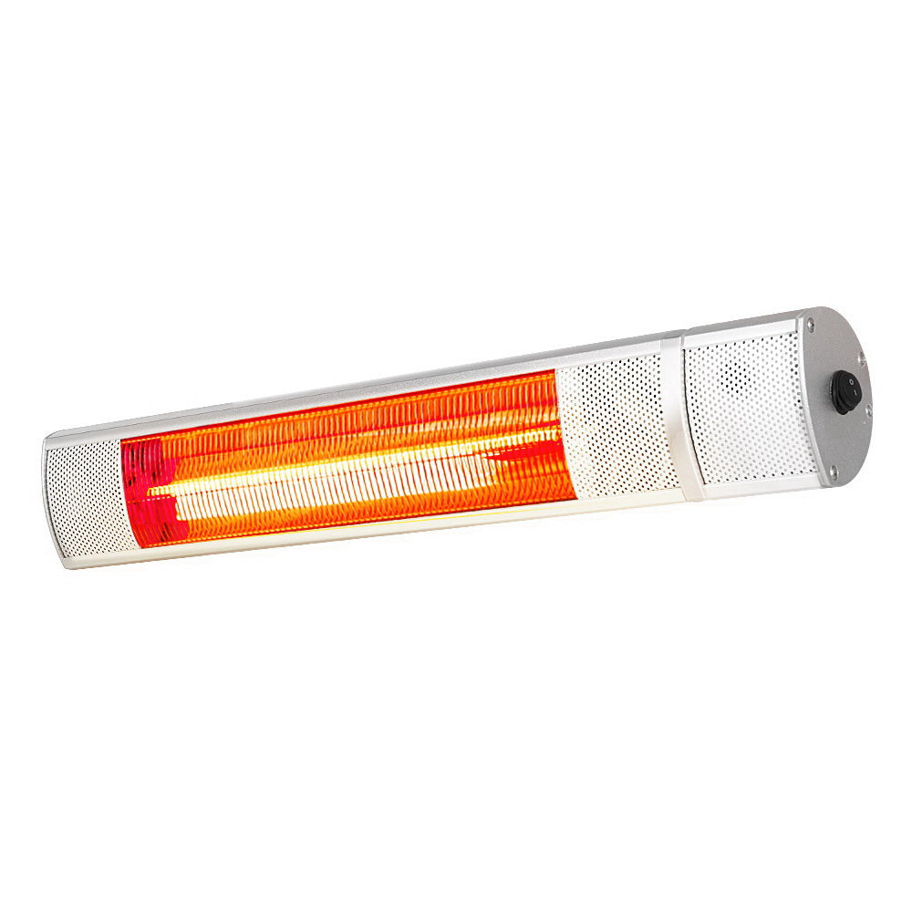 Devanti 2000W Infrared Radiant Heater Indoor Outdoor Silver