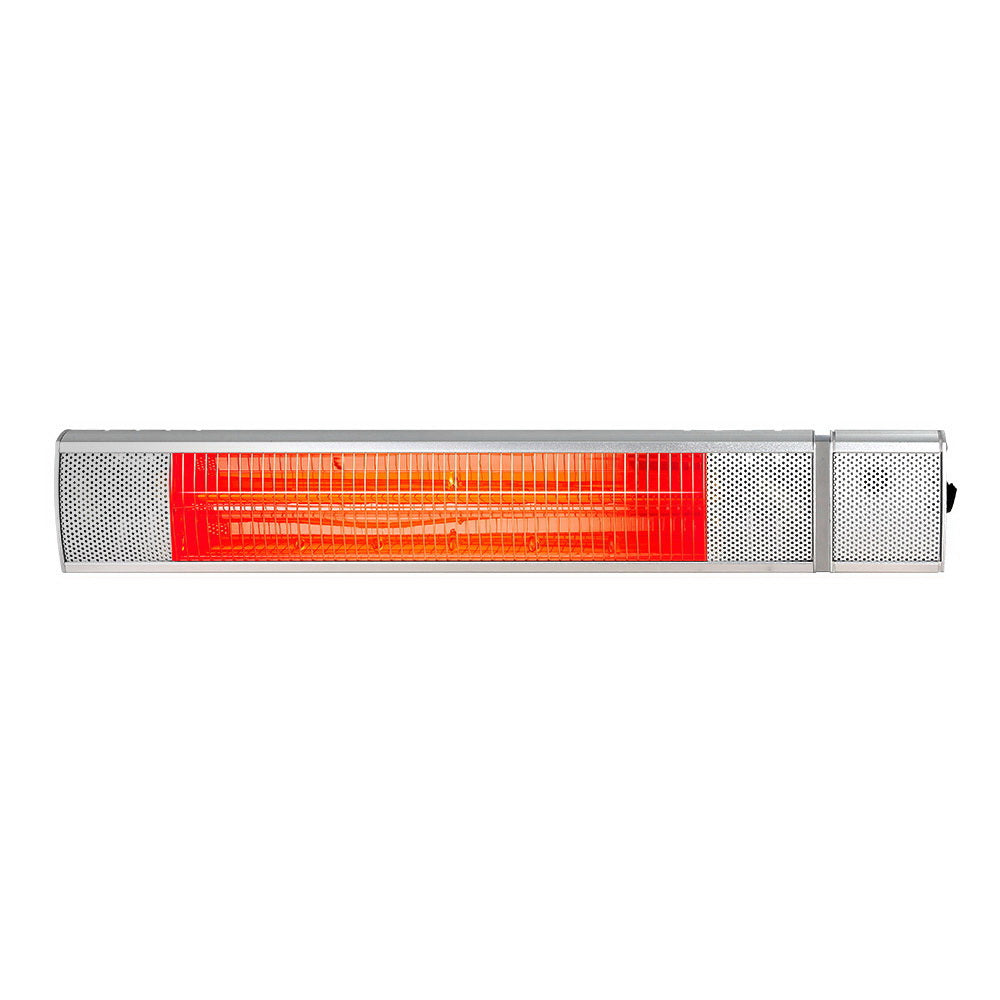Devanti 2000W Infrared Radiant Heater Indoor Outdoor Silver