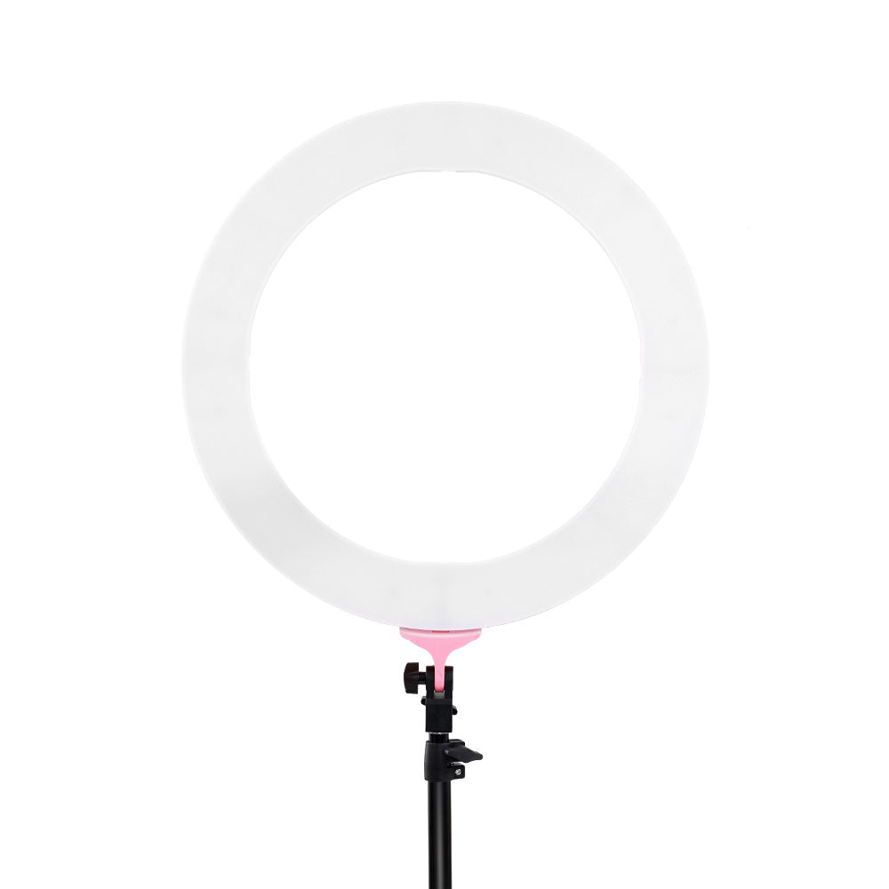 Embellir 19" LED Ring Light Tripod Stand Pink