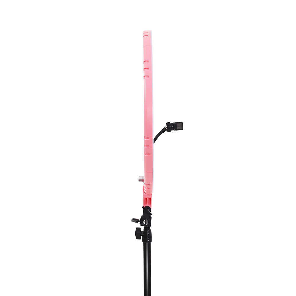 Embellir 19" LED Ring Light Tripod Stand Pink