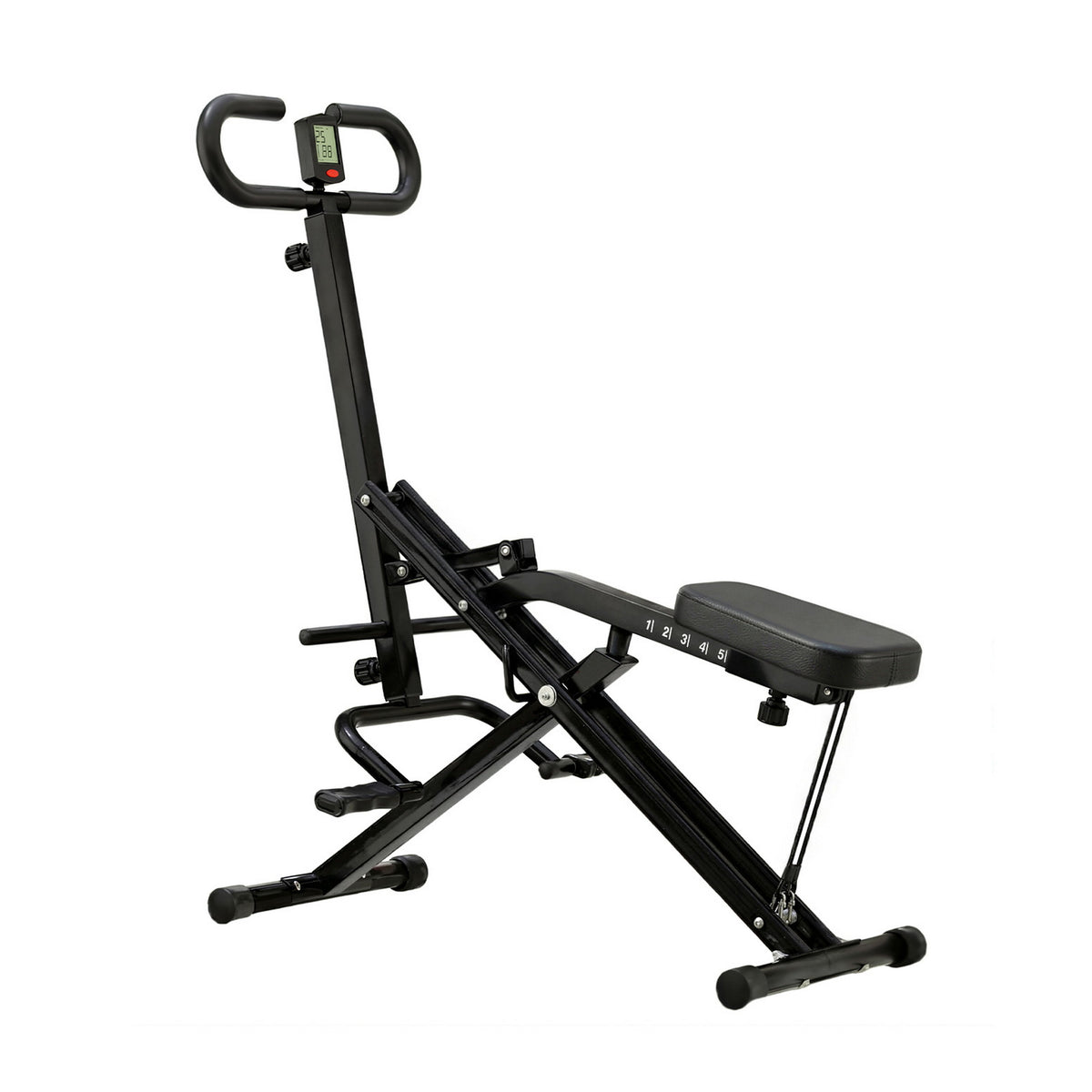 Everfit Foldable Squat Machine with 5 Adjustable Seat Positions