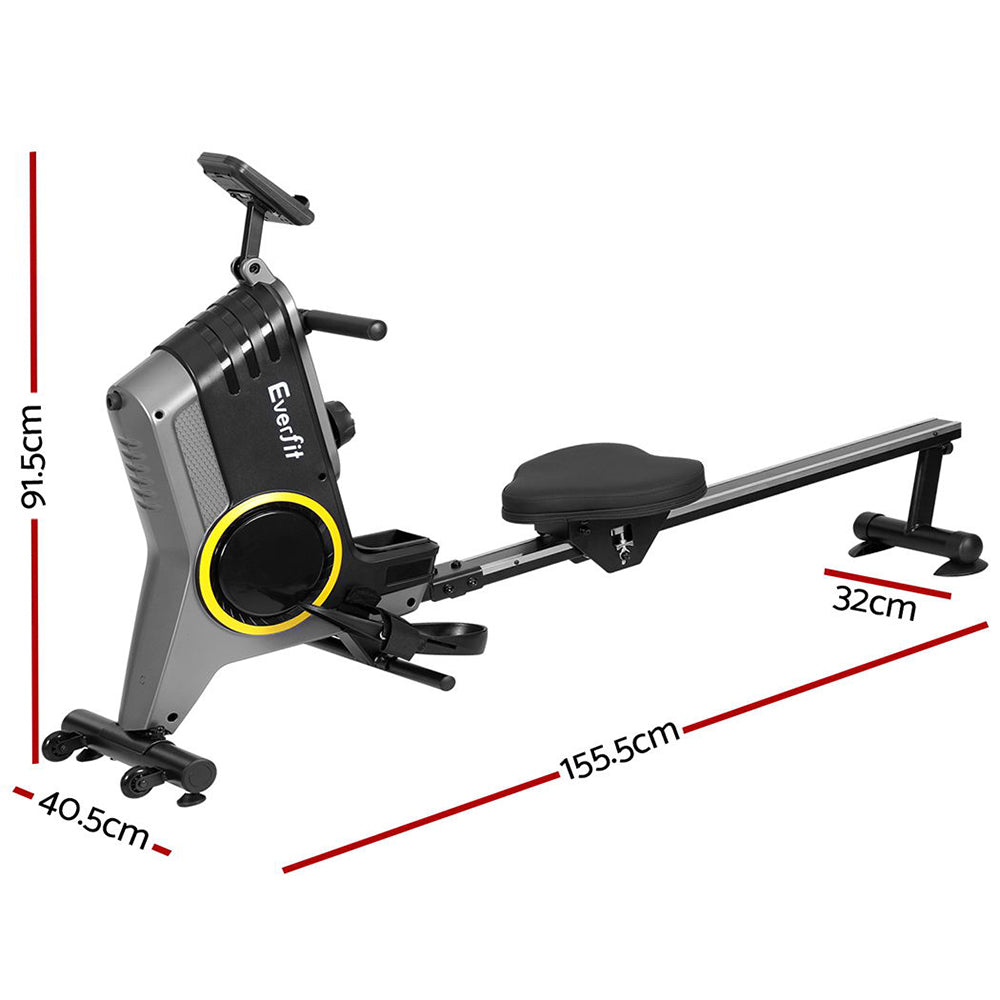 Everfit 12-Level Magnetic Rowing Machine Fitness Gym Cardio