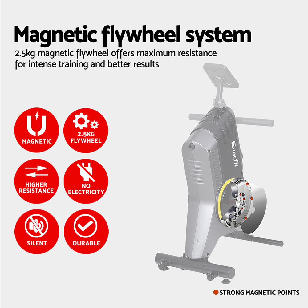 Everfit 12-Level Magnetic Rowing Machine Fitness Gym Cardio