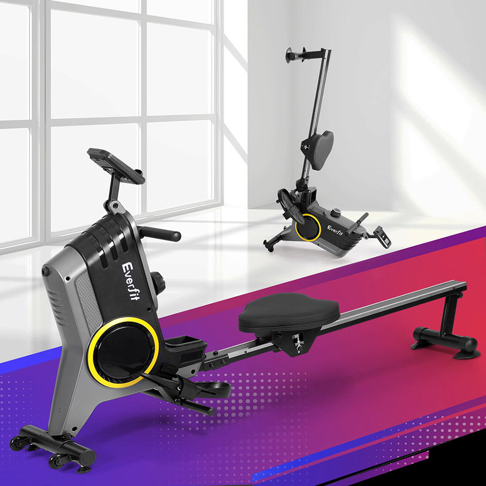 Everfit 12-Level Magnetic Rowing Machine Fitness Gym Cardio
