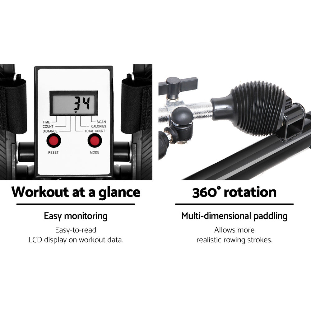 Everfit Hydraulic Rowing Machine Full Body Cardio Gym Equipment