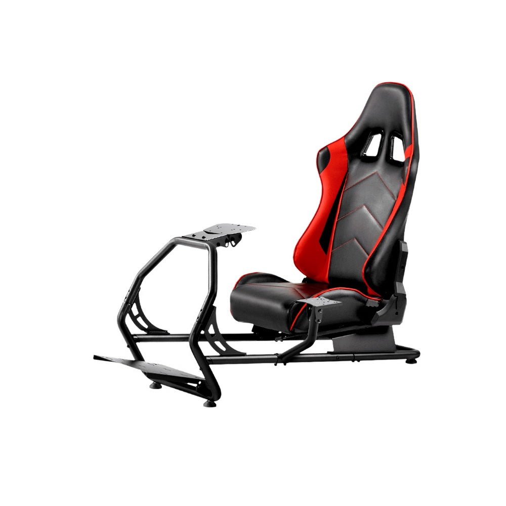 Artiss Racing Simulator Cockpit Adjustable Black/Red