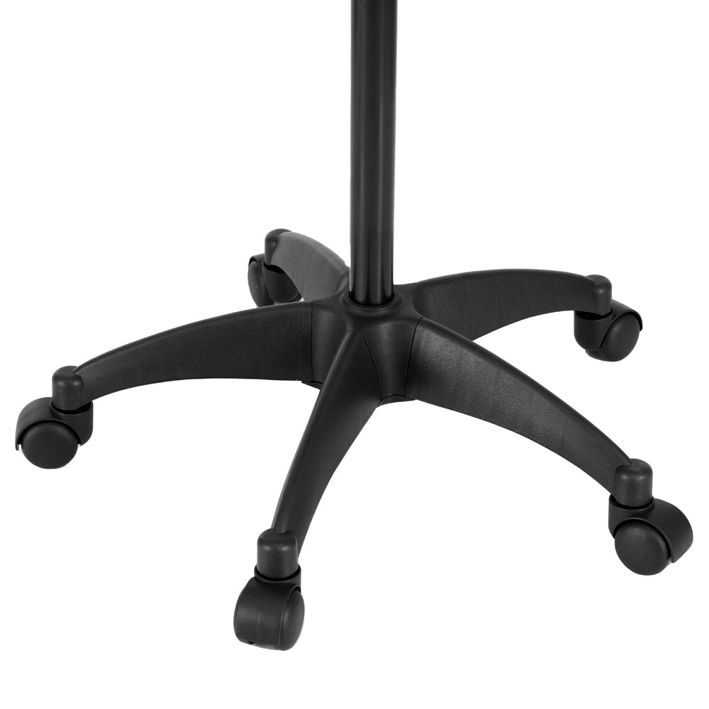 Embellir Salon Trolley 5-Wheel Adjustable Black Hairdressing Cart