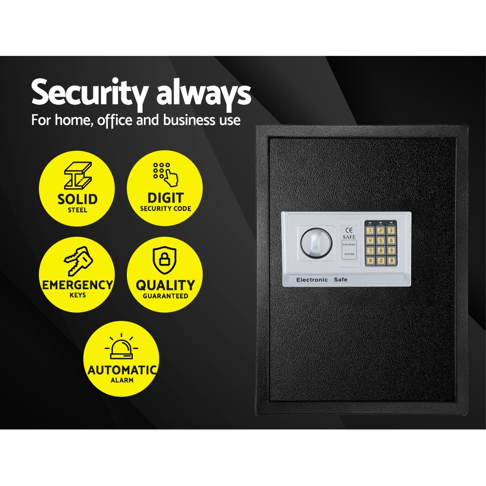 UL-TECH Digital Security Safe Box Black