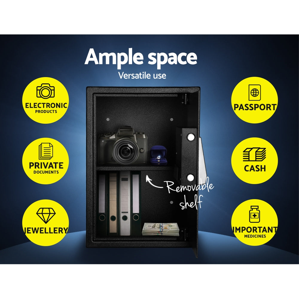 UL-TECH Digital Security Safe Box Black