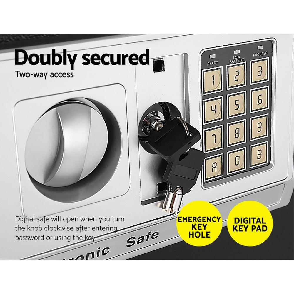 UL-TECH Digital Security Safe Box Black