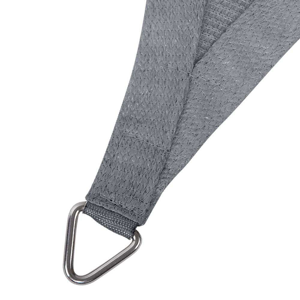 Instahut 3x3m Square Shade Sail 280GSM UV-Resistant Grey