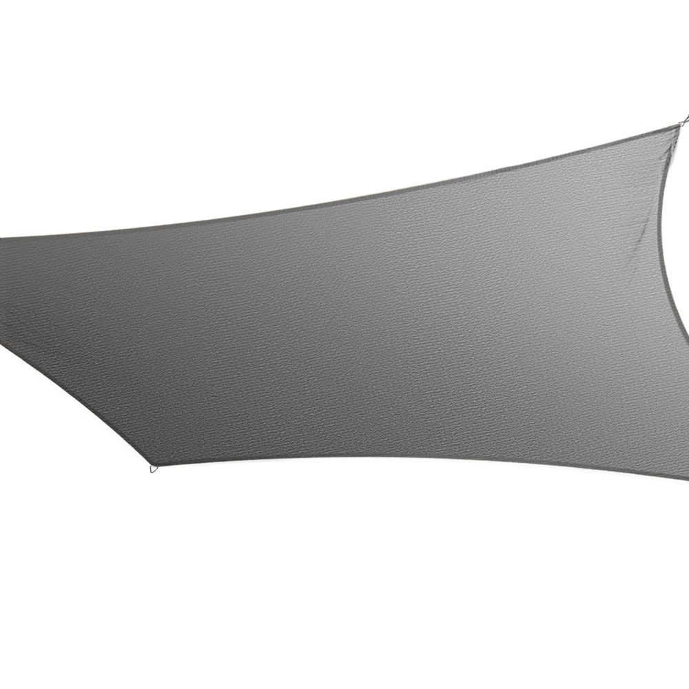 Instahut 3x4m Rectangle Shade Sail Canopy 280gsm Grey