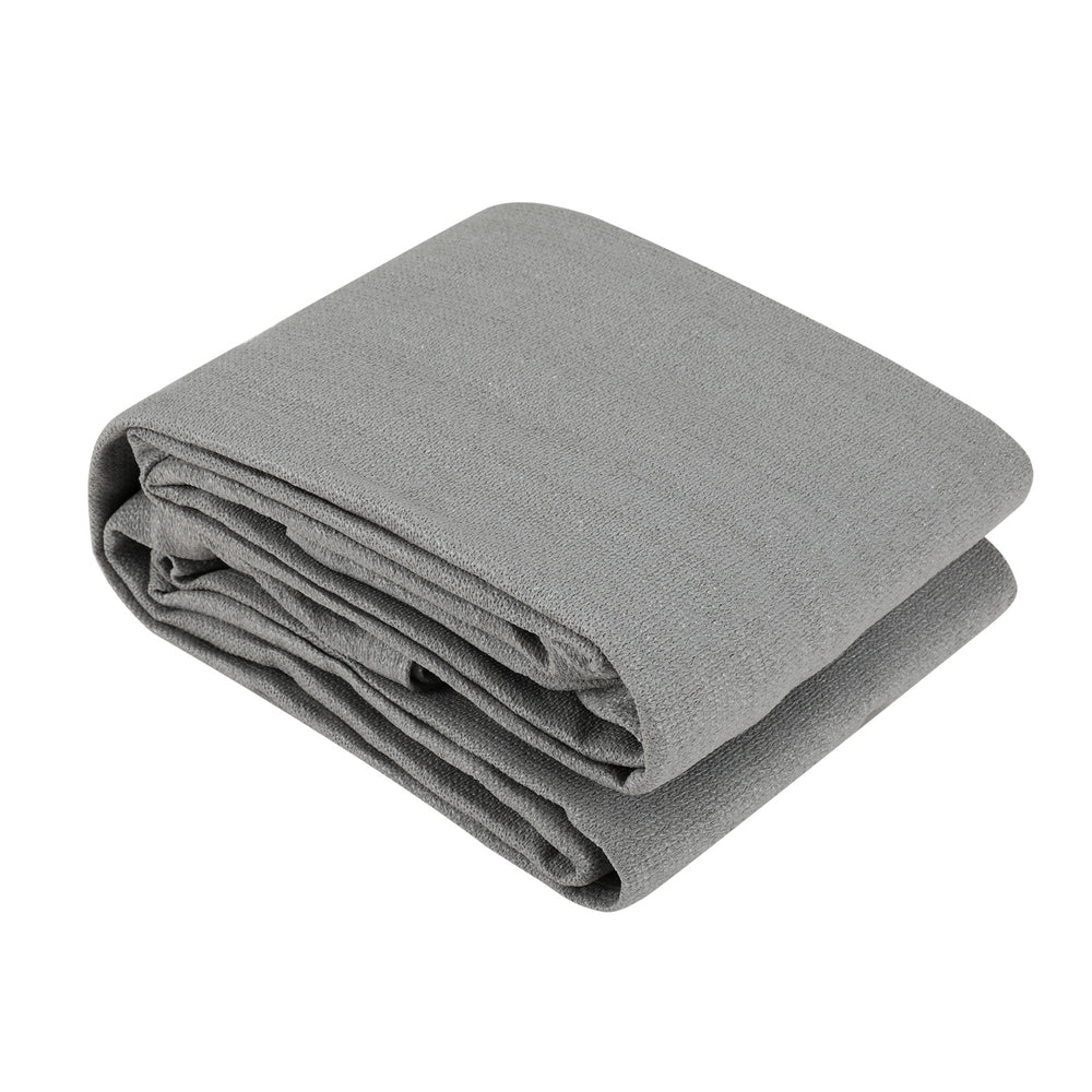 Instahut 3x4m Rectangle Shade Sail Canopy 280gsm Grey