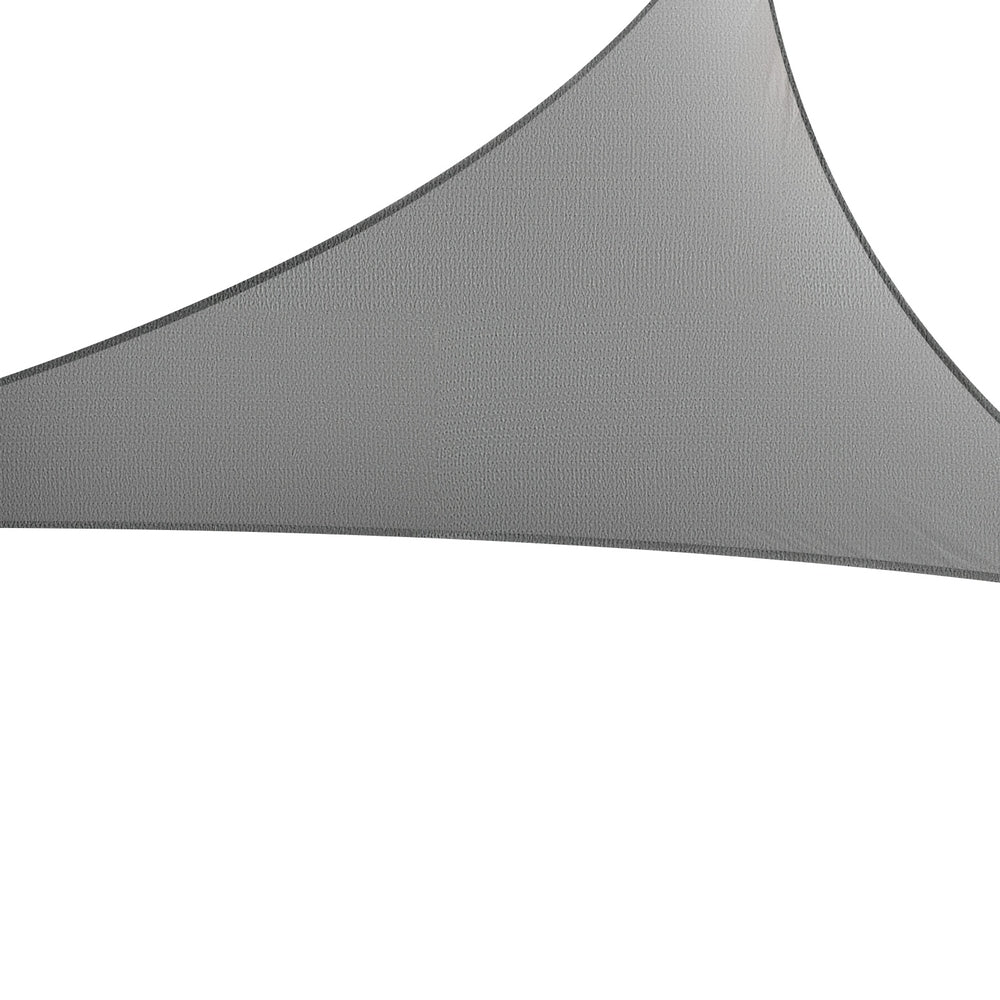 Instahut 5x5x7.1m Triangle Shade Sail 280gsm Grey