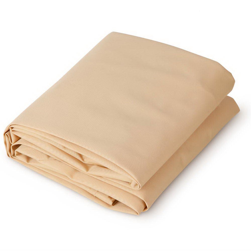Instahut Shade Sail 4x5m Rectangle Sand 95% Shade Cloth