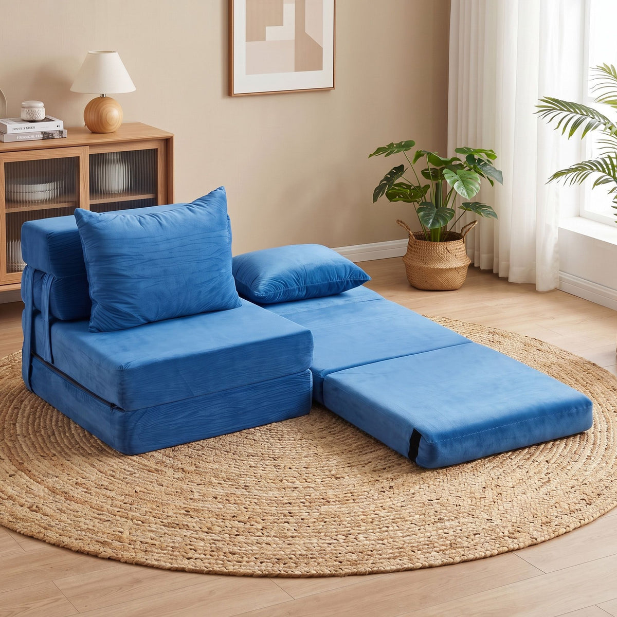 Artiss 2 Pack Armless Folding Sofa Bed Floor Lounger
