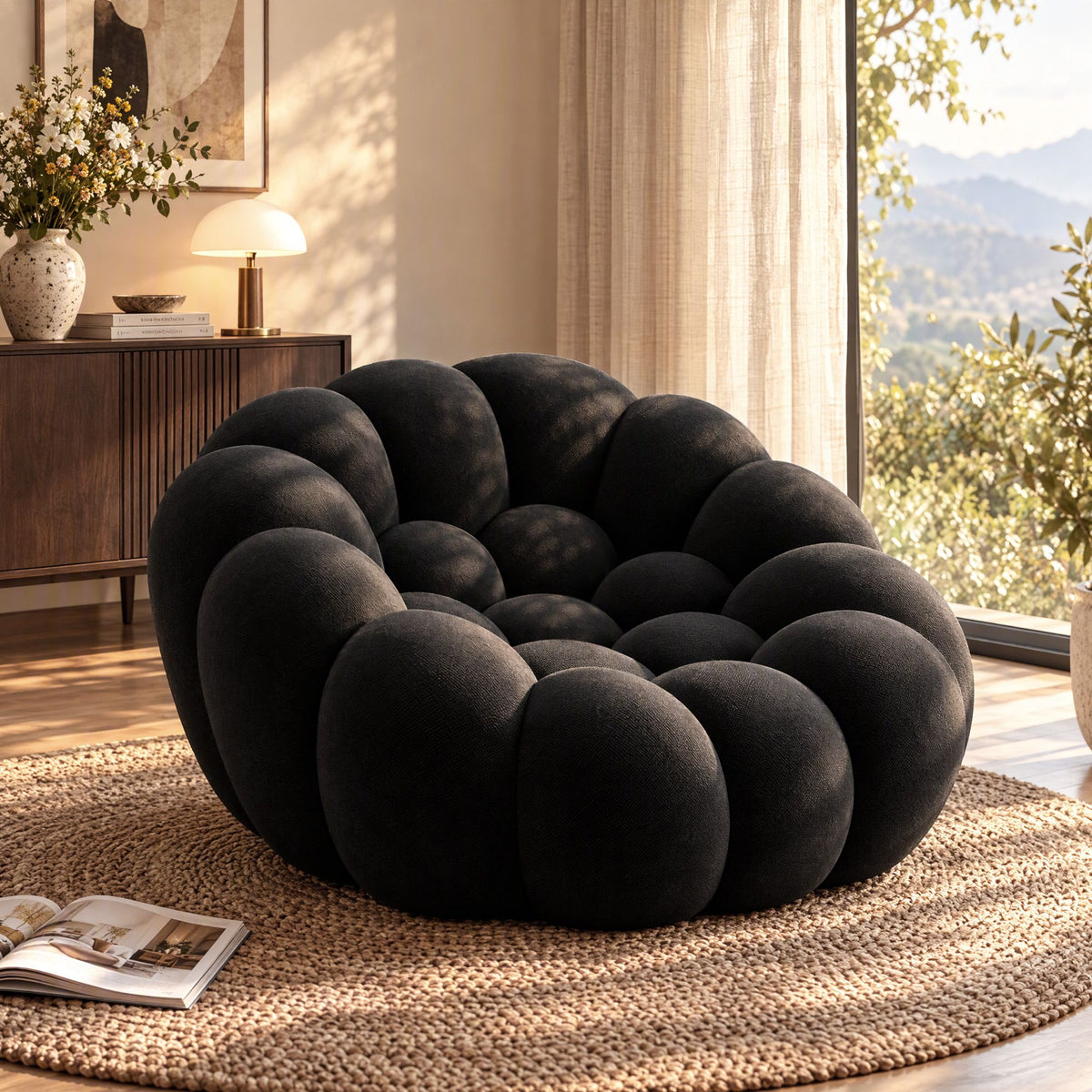 Artiss Bubble Floor Sofa Single Lazy Couch Lounge Chair