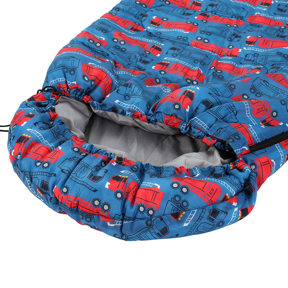Weisshorn Kids Sleeping Bag 180cm Thermal Camping Blue