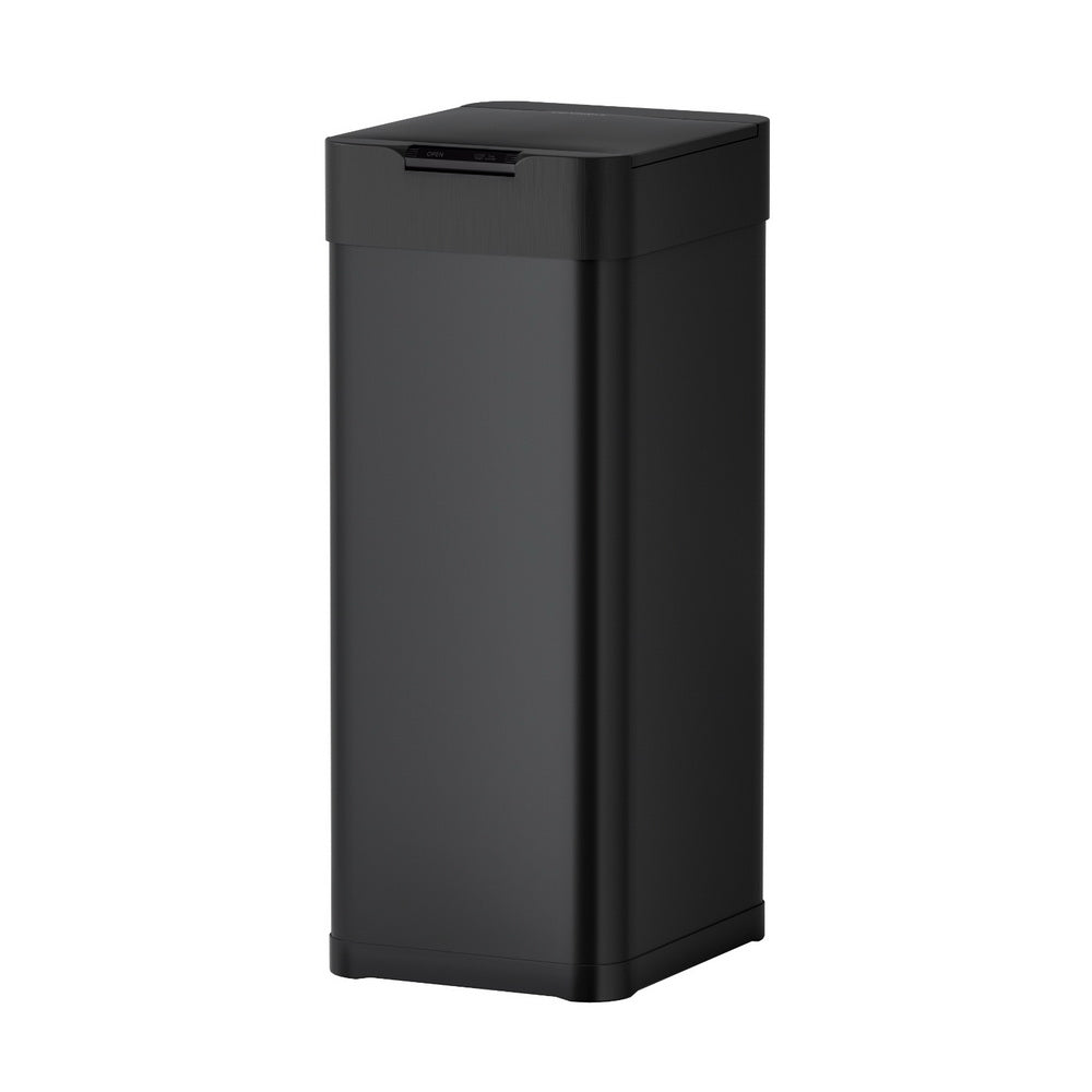 Devanti 50L Motion Sensor Rubbish Bin Kitchen Trash Can Black