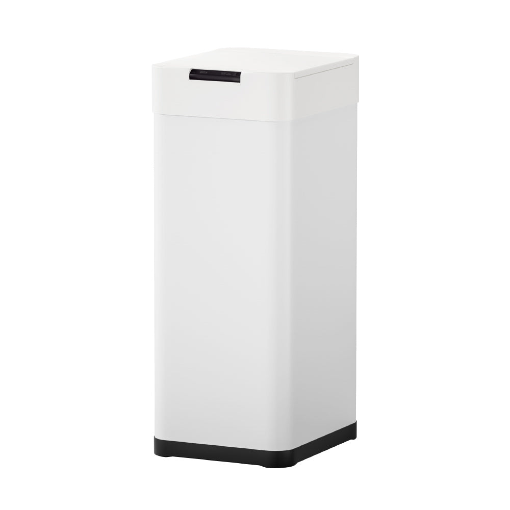 Devanti 50L Motion Sensor Rubbish Bin Kitchen Automatic White