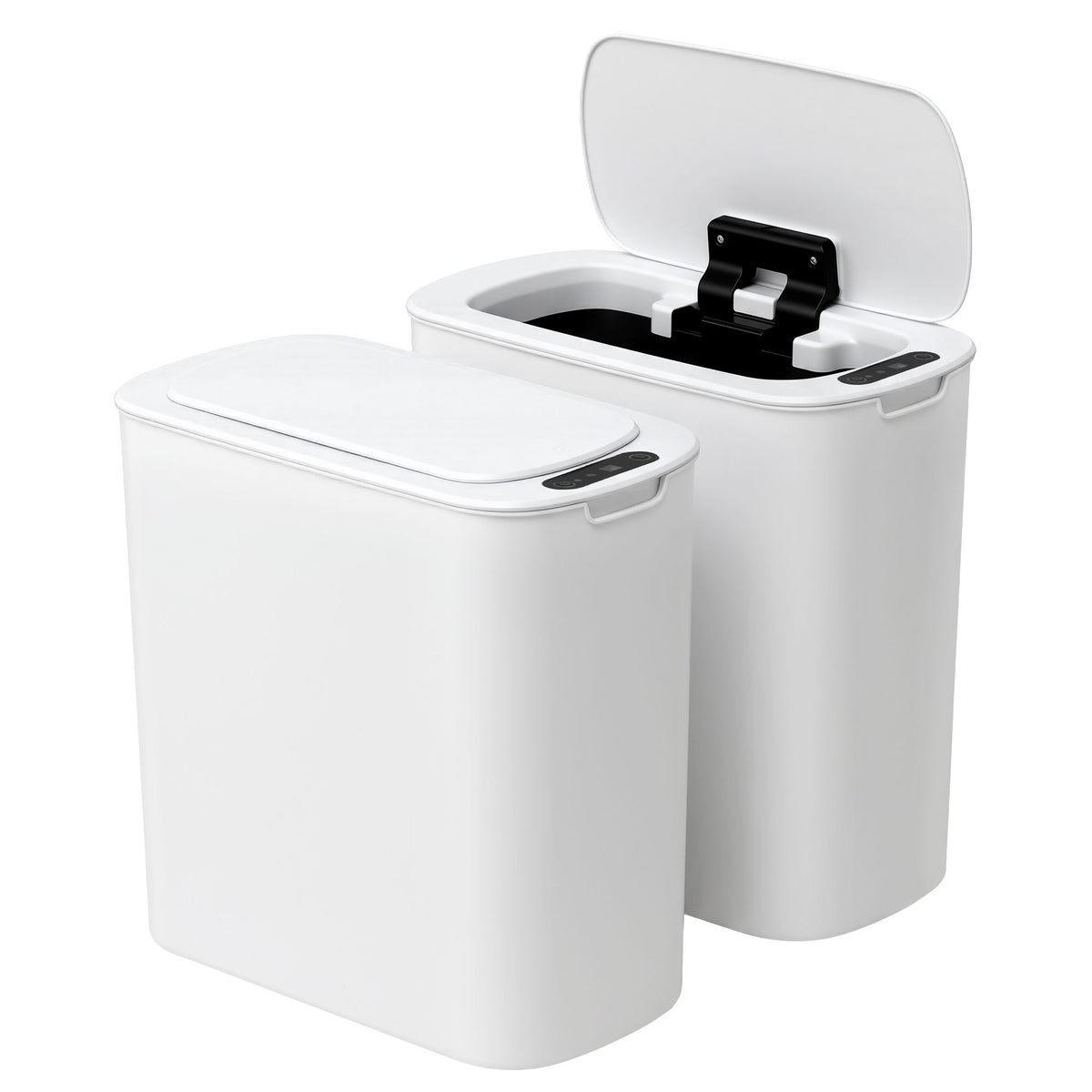 Devanti Touchless Motion Sensor Trash Bin 11L 2 Pack White