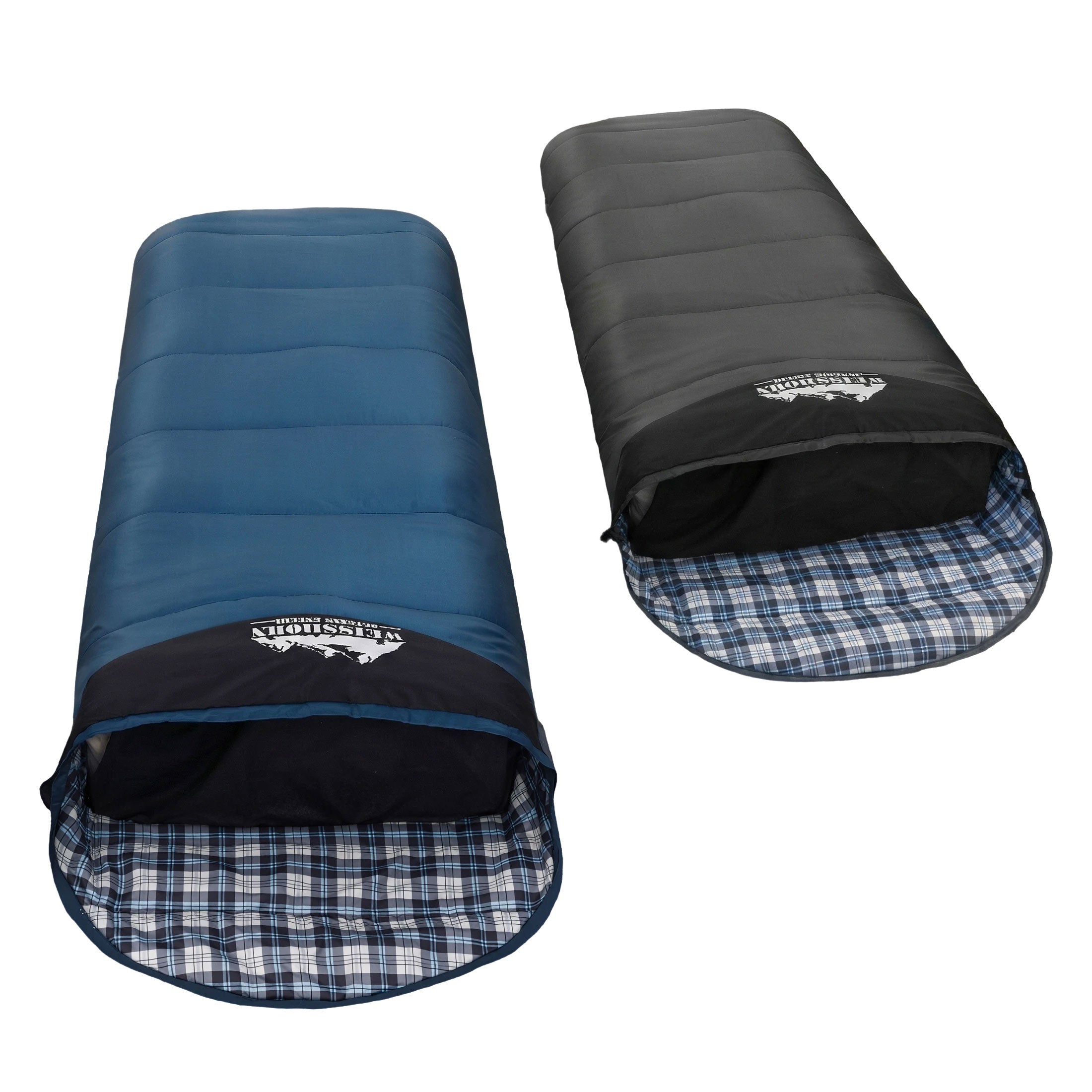 Weisshorn Single Sleeping Bag Set of 2 Thermal Camping