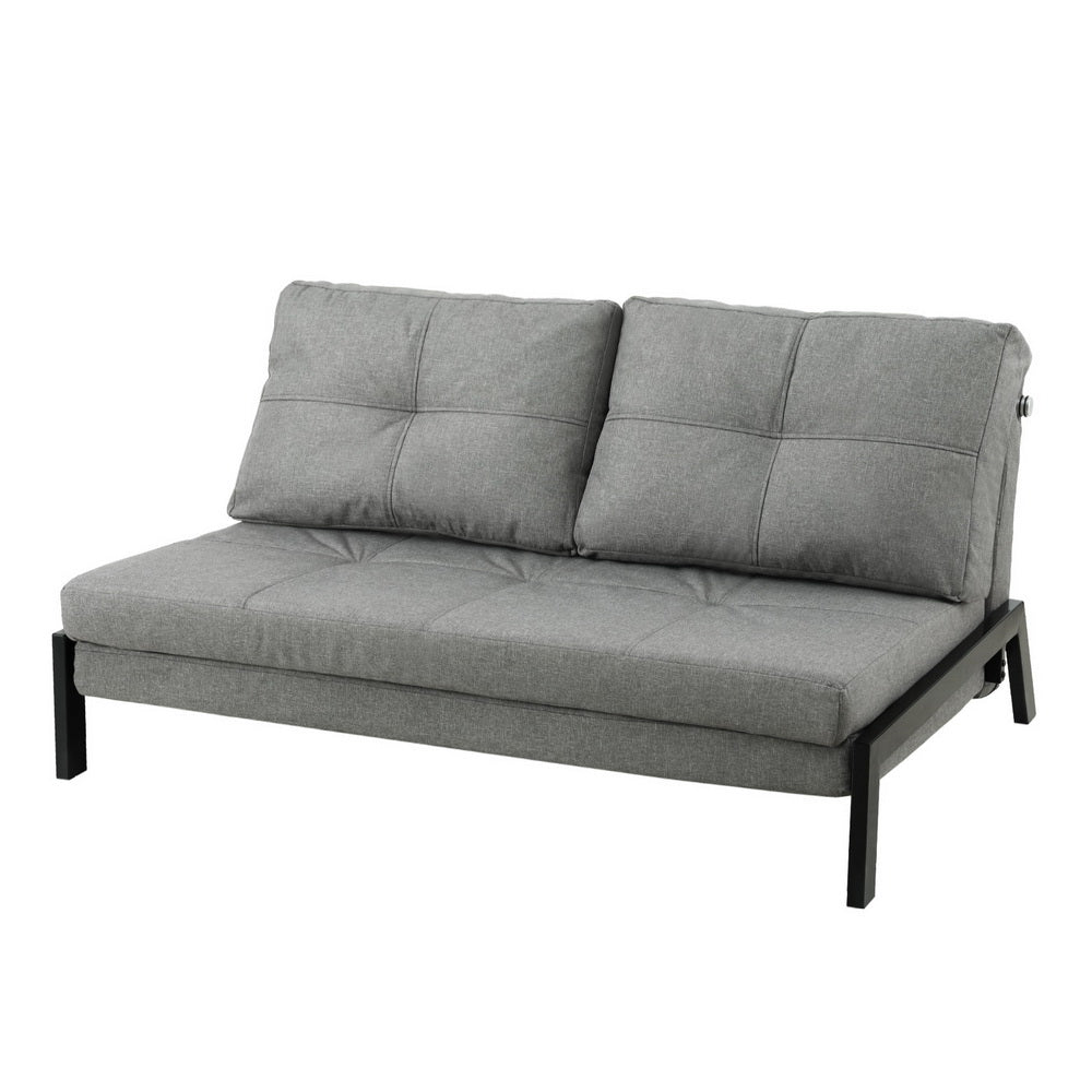 Artiss 2 Seater Sofa Bed Folding Convertible Couch Recliner
