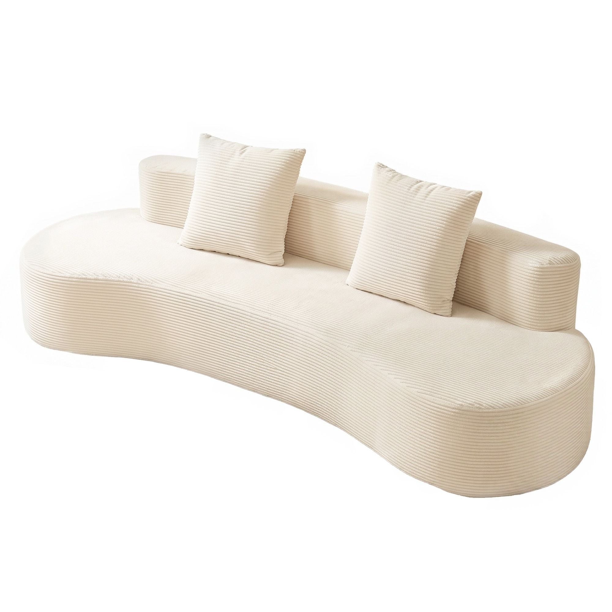 Artiss 228cm Modular Boneless Sofa Bed Sectional