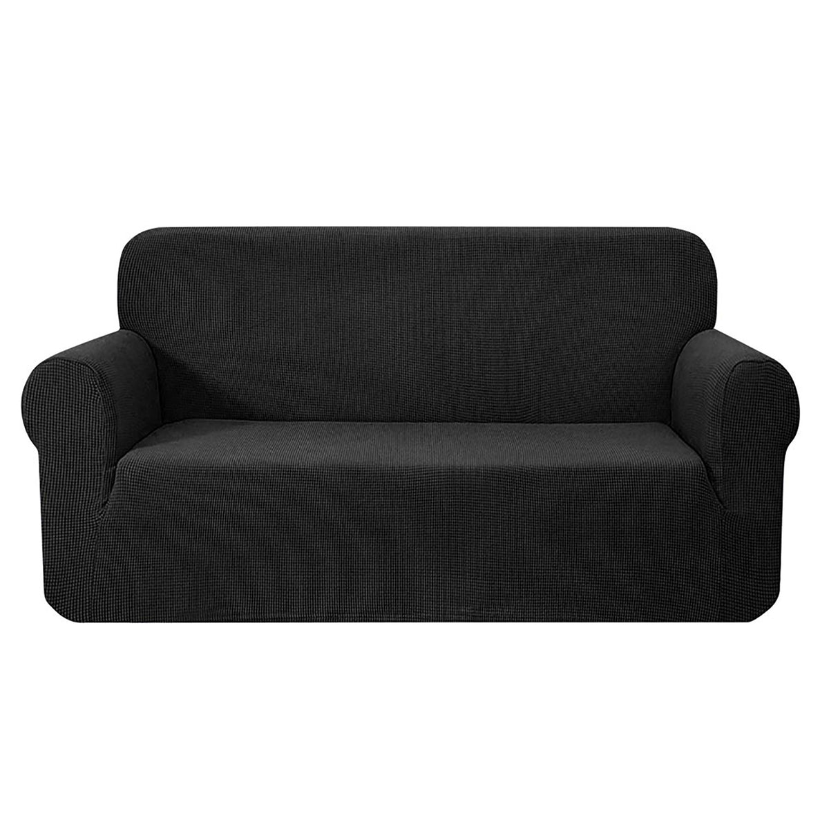 Artiss High Stretch Sofa Cover 3 Seater Black