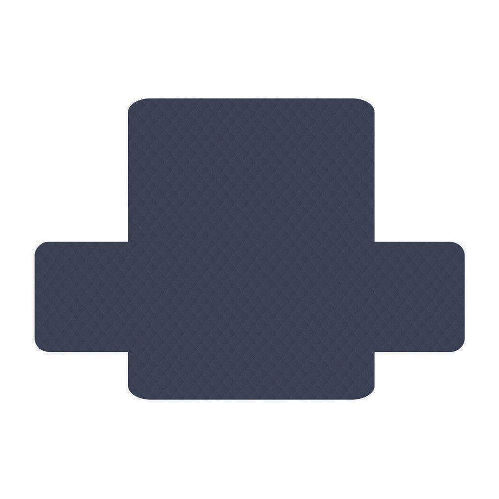 Artiss 3-Seater Sofa Cover Quilted Dark Grey